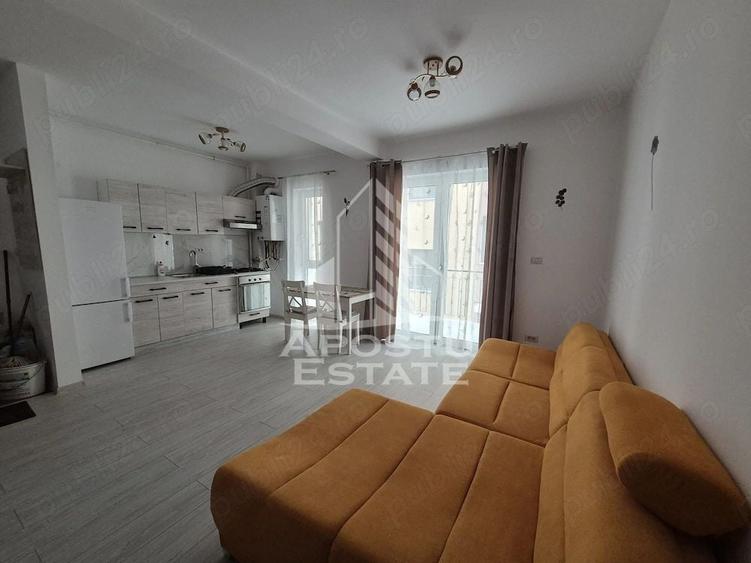 Apartament cu 2 camere semidecomandat, mobilat în Giroc