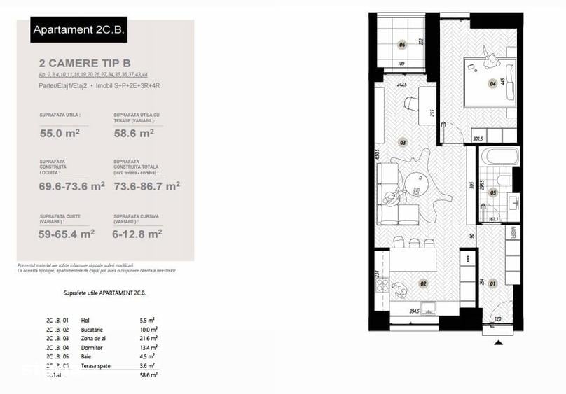 Apartament 2 camere | Rond OMV | finalizare 2027 - 1