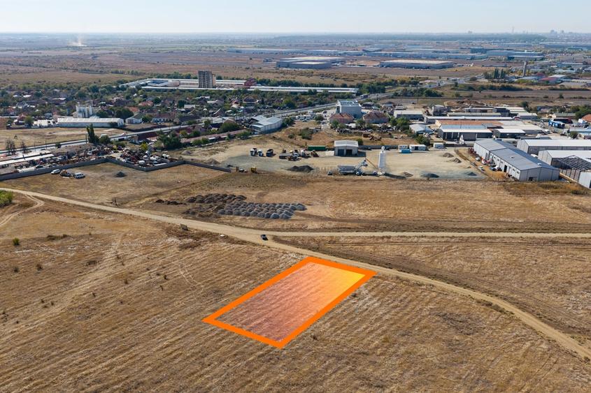 Teren Construcții intravilan de 834 mp, în Giarmata