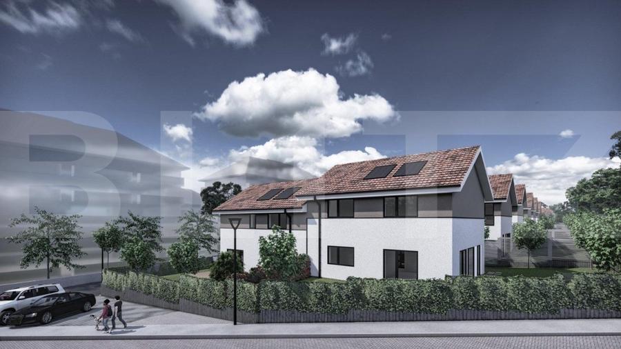 Casă individuală cu 5 camere cu Teren 265 Mp în Exterior Nord