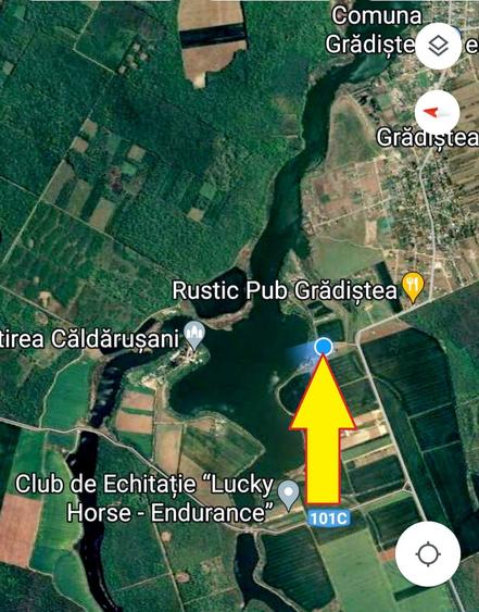 Teren agricol extravilan de 2000 mp, în Grădiștea