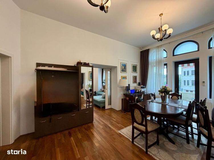 Apartament cu 4 camere, mobilat în Grădina Icoanei