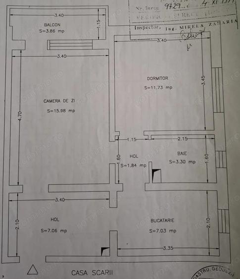 Apartament cu 2 camere decomandat, mobilat în Brătianu