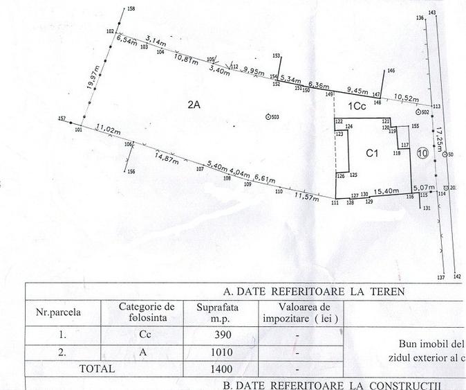 Casă cu 5 camere cu Canalizare în Precista