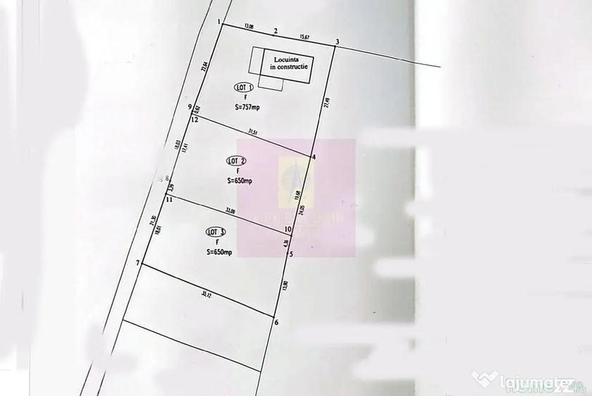 Casă cu 3 camere cu Teren 757 Mp în Brebu