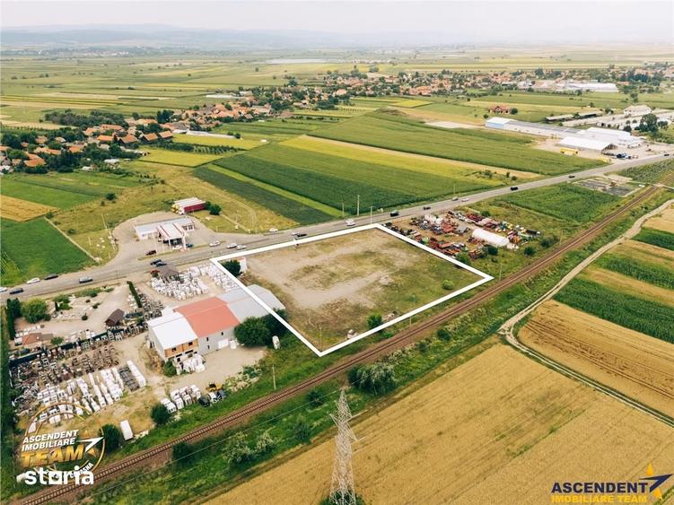 7.000 mp teren industrial premium la DN11, acces TIR, post trafo, Bras - 17