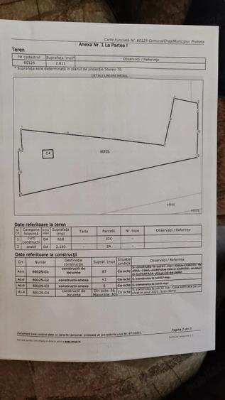 Casă cu Teren 2811 Mp în Probota