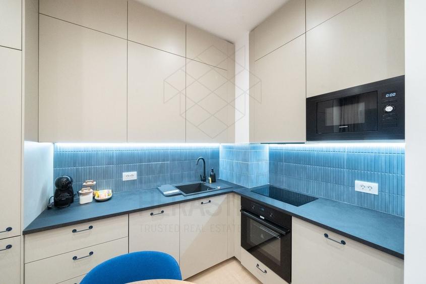 Apartament cu 2 camere semidecomandat, mobilat în Barbu Văcărescu
