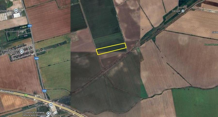 Teren agricol extravilan de 30200 mp, în Căciulați