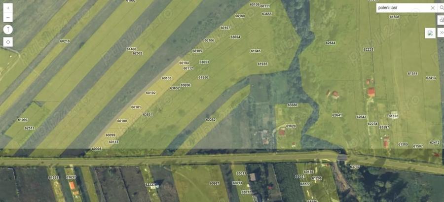 Teren de 7500 mp, în Poieni