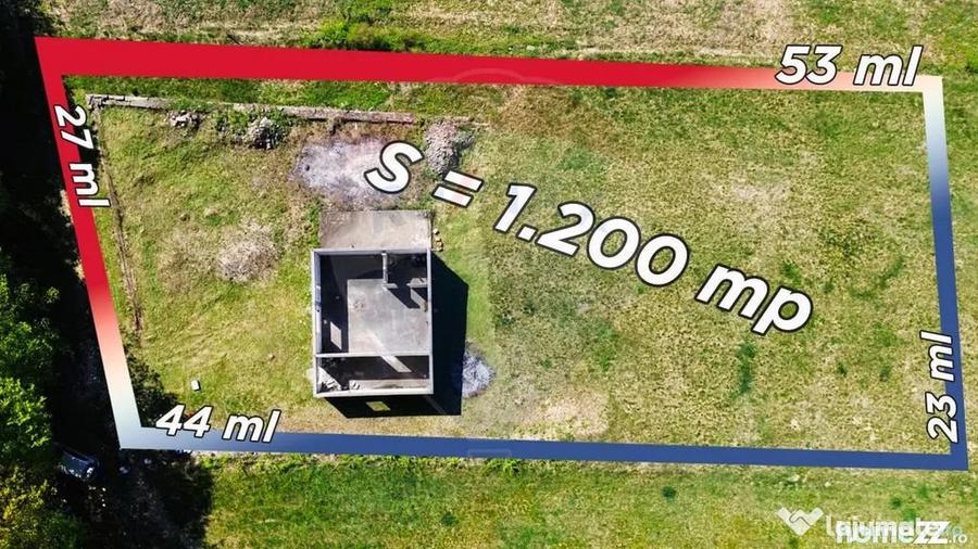 Casă cu 3 camere cu Teren 1200 Mp în Coaș