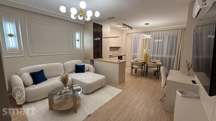 Apartament cu 2 camere semidecomandat, mobilat în Florești