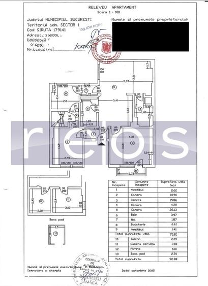 VANZARE 4 CAMERE | PIATA ROMANA | DOROBANTI | CENTRALA PROPRIE - 13