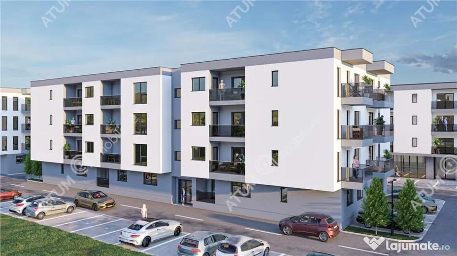 Apartament intabulat cu 3 camere finisat la cheie etaj 2 zon - 8