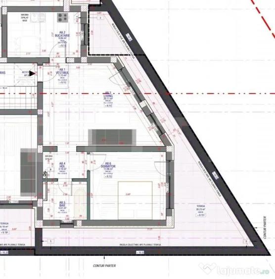 Apartament 2 camere | Mehala | Terasa 30.23 mp | Loc de parc - 1