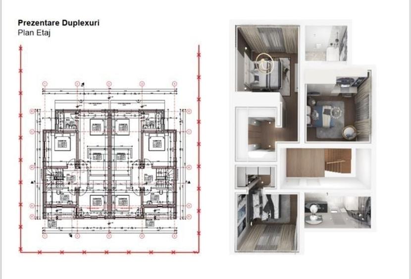 Duplex cu 8 camere cu Canalizare în Săcălaz