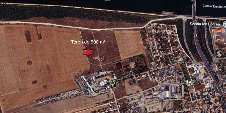 Teren agricol intravilan de 500 mp, în Agigea