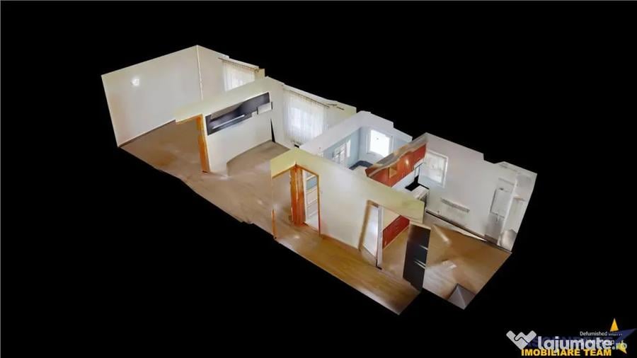 Apartament cu 2 camere nedecomandat în Tractorul