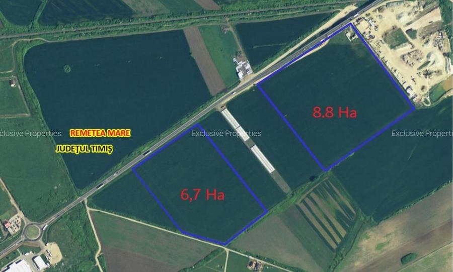 Teren Construcții intravilan de 88000 mp, în Remetea Mare