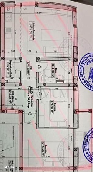 Apartament cu 3 camere, mobilat în Ciarda Roșie