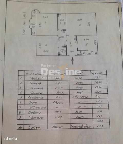 Apartament cu 3 camere decomandat în 13 Septembrie