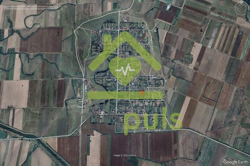 Teren de 1159 mp, în Dragșina