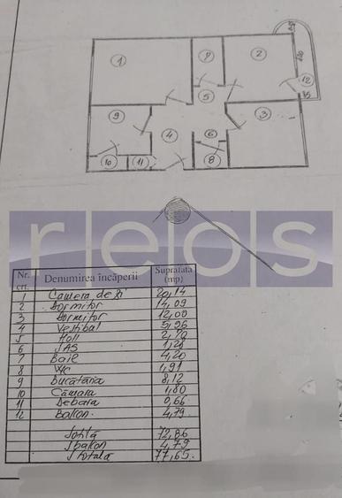 Apartament cu 3 camere decomandat, mobilat în Nerva Traian