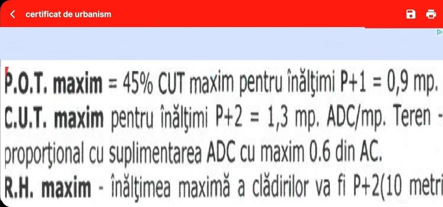 Teren în 1 Decembrie