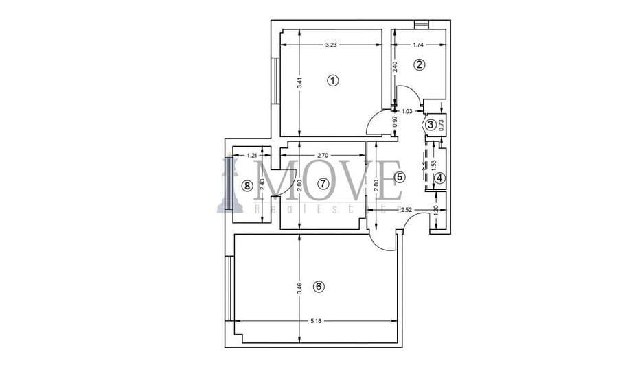 Apartament etaj intermediar, luminos, centrală proprie, fereastră la baie - 5