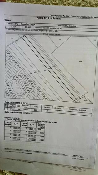 Teren de 10400 mp, în Popești