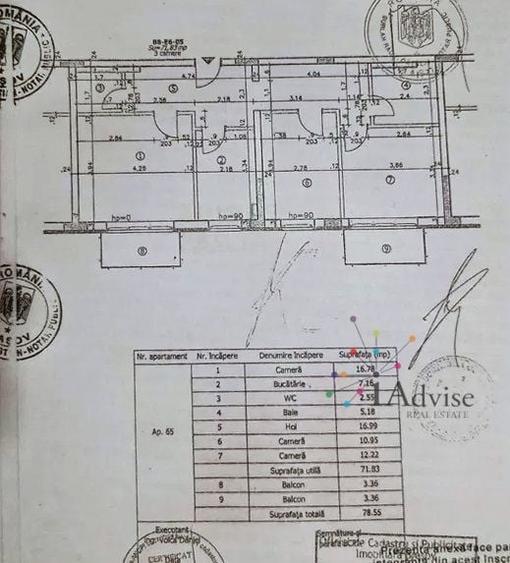 Apartament cu 3 camere decomandat, mobilat în Avantgarden