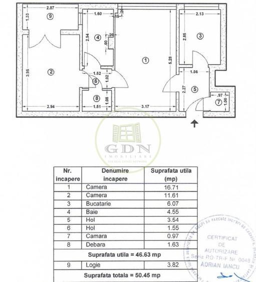 Apartament 2 camere | Pajura | Mobilat și utilat | Bloc reabilitat - 11