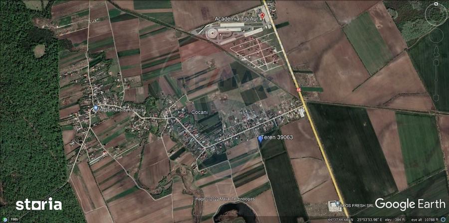 Teren de 39063 mp, în Crevedia
