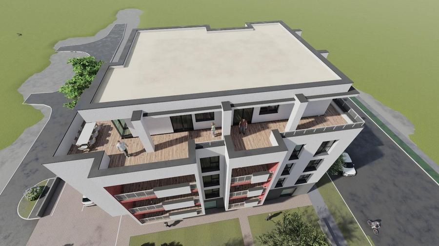 Apartament cu 3 camere decomandat în Șagului