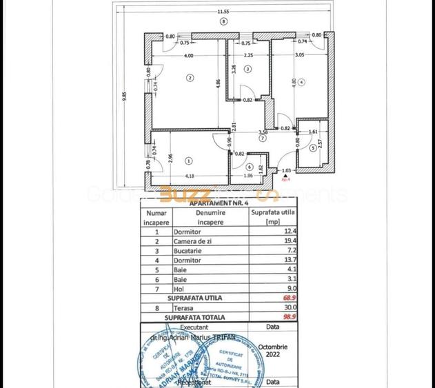 Apartament cu 3 camere, mobilat în Pipera