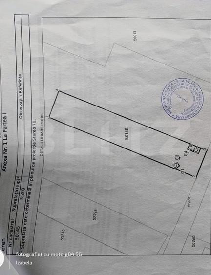Teren agricol extravilan de 5200 mp, în Fizeșu Gherlii