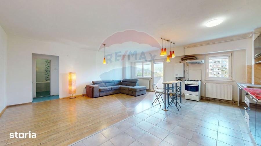 Apartament cu 2 camere, mobilat în Hărmanului