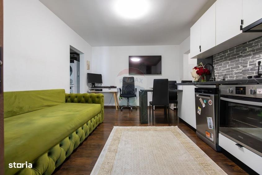 Apartament cu 2 camere semidecomandat în Zimbru