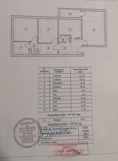 3 camere, renovat, centrală, 2/4, Rahova - Strada Oltina - 17