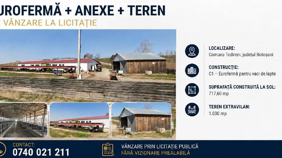 Spațiu industrial, de 717 mp, în Todireni