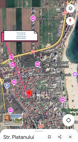 Teren de 250 mp, în Nord