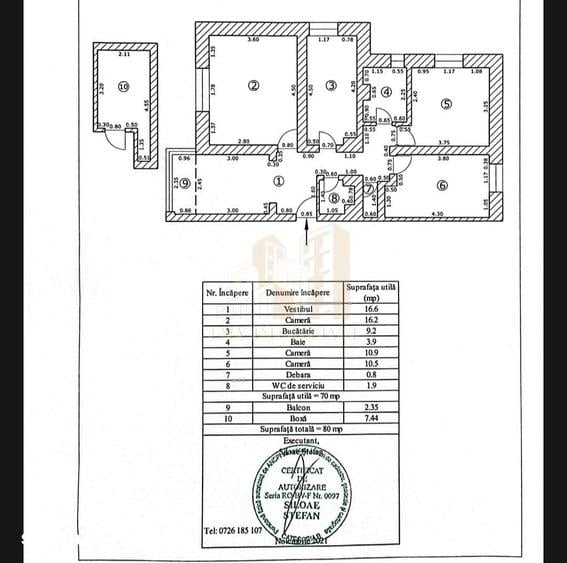 Apartament 3 camere central strada Matei Basarab Brasov - 18