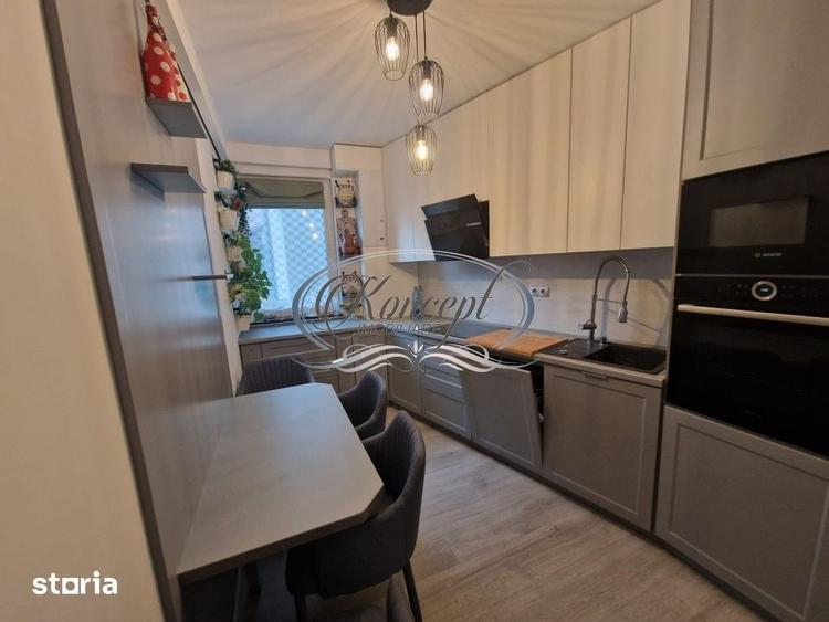 Apartament cu 3 camere semidecomandat în Central