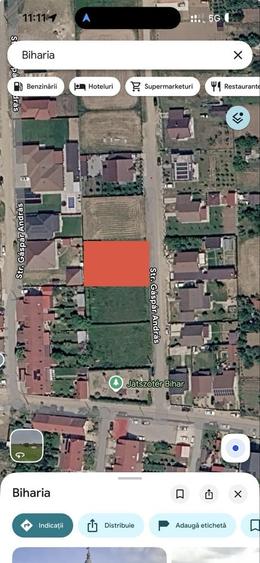 Teren de 750 mp, în Biharia