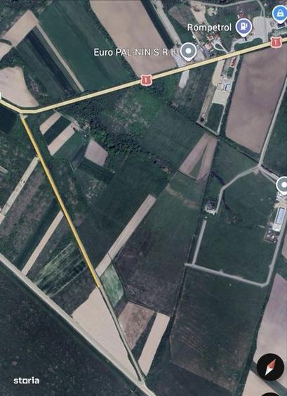 Teren de 8355 mp, în Saca