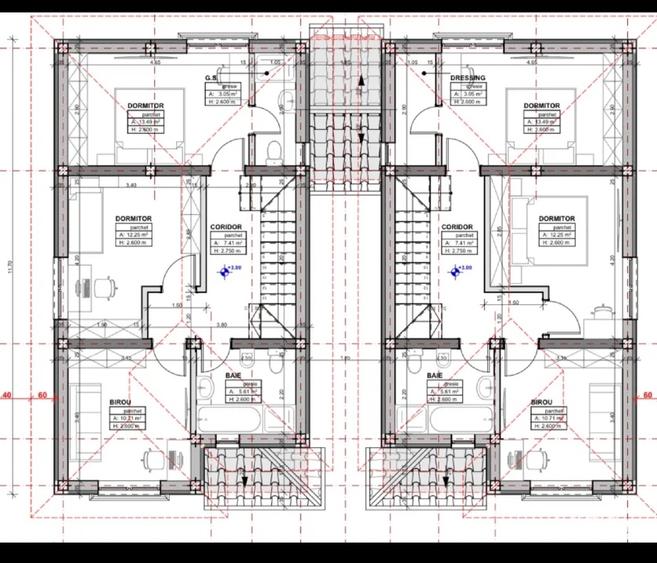 Duplex cu 5 camere cu Canalizare în Moșnița Nouă