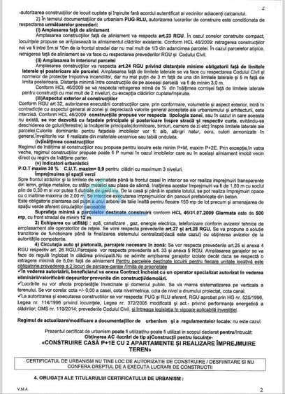 Teren Construcții intravilan de 500 mp, în Giarmata