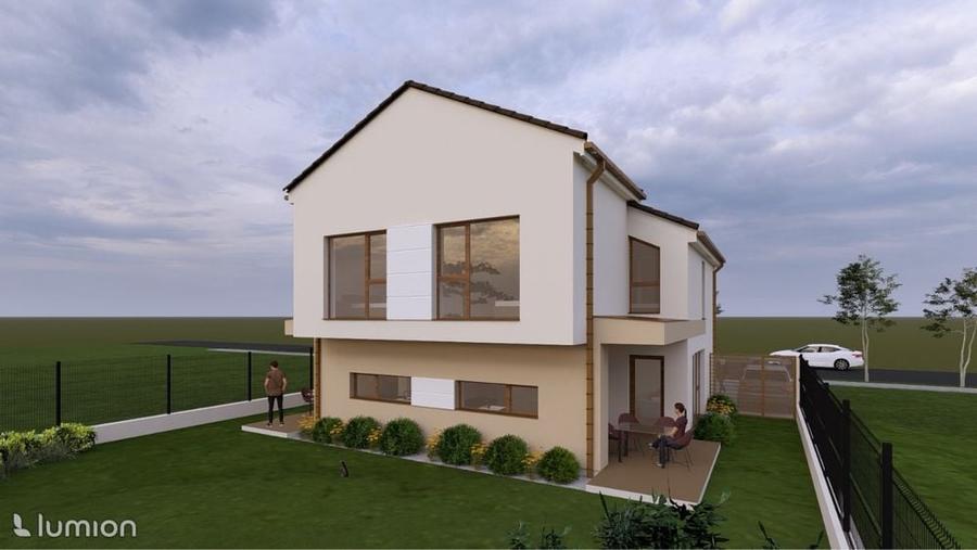 Casă cu 4 camere în Dumbrăvița