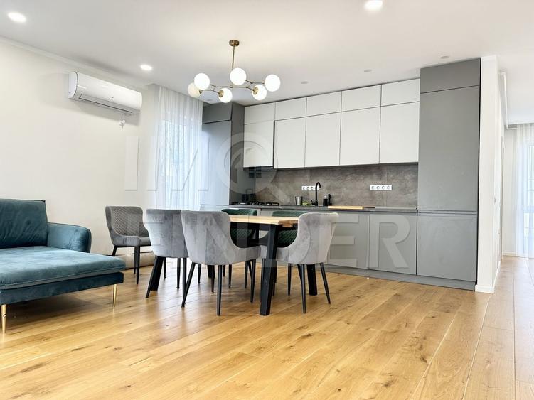 Apartament cu 3 camere semidecomandat, mobilat în Borhanci