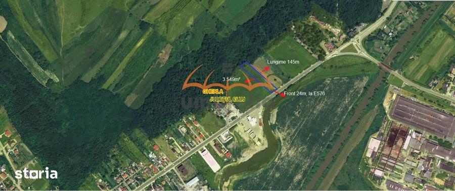 Teren de 3.55 mp, în Gherla